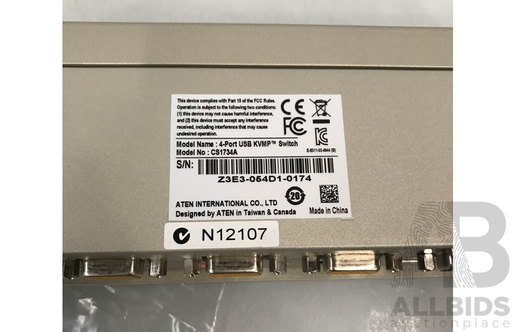 ATEN (CS1734A) 4-Port USB KVMP Switch