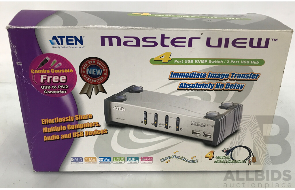 ATEN (CS1734A) 4-Port USB KVMP Switch