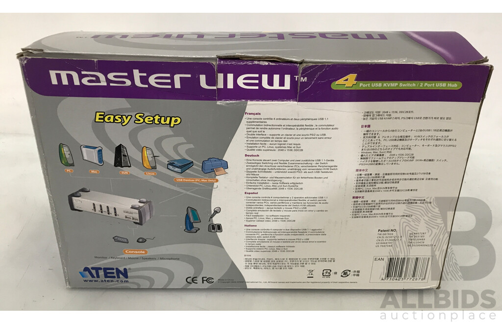 ATEN (CS1734A) 4-Port USB KVMP Switch