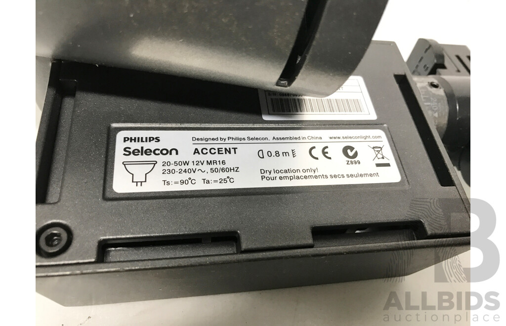 Bulk Lot of Philips Selecon Accent Display Class Tracklights