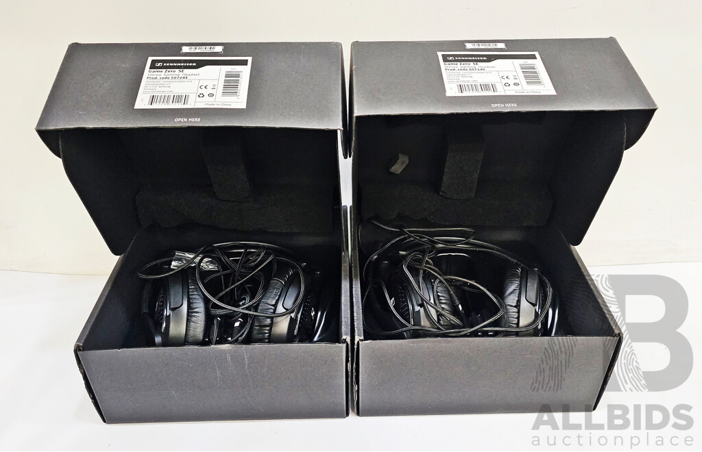 Sennheiser GAME ZERO Special Edition Gaming Headset - Lot of Two