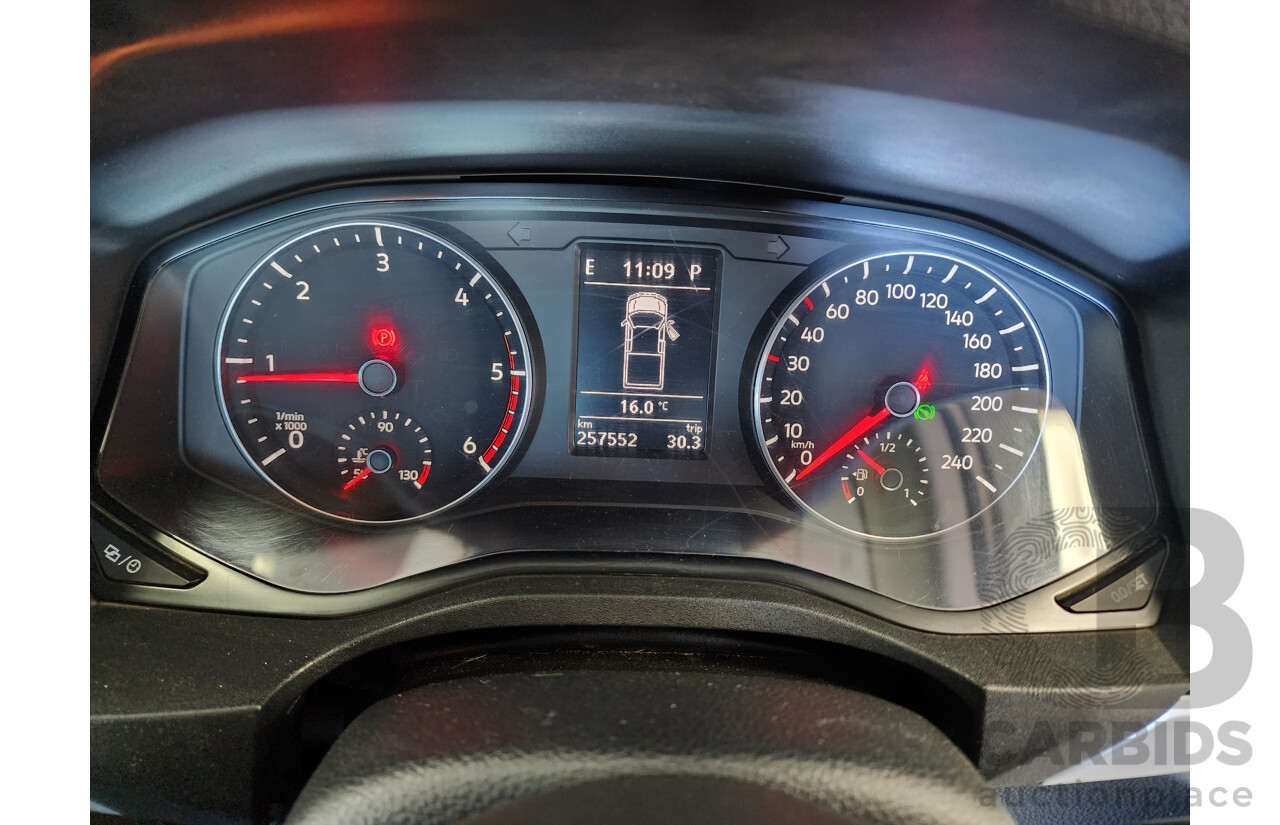 9/2018 Volkswagen Amarok TDI 550 DARK Label 2H MY18 Dual Cab Utility Silver 3.0L