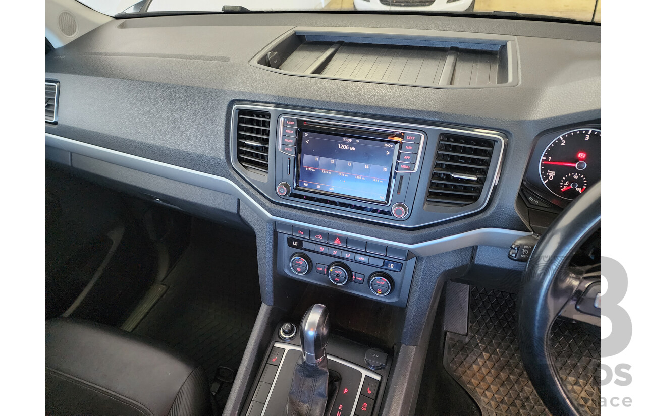 9/2018 Volkswagen Amarok TDI 550 DARK Label 2H MY18 Dual Cab Utility Silver 3.0L