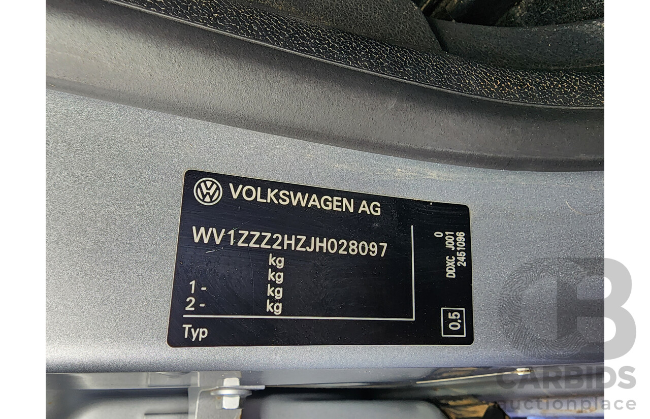 9/2018 Volkswagen Amarok TDI 550 DARK Label 2H MY18 Dual Cab Utility Silver 3.0L