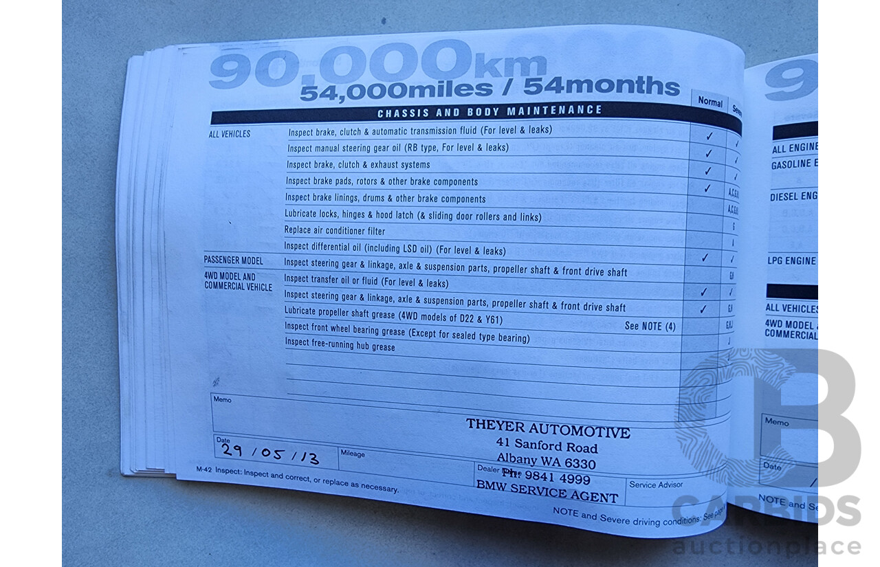 2/2009 Nissan Pathfinder ST (4x4) R51 08 UPGRADE 4d Wagon Silver 2.5L