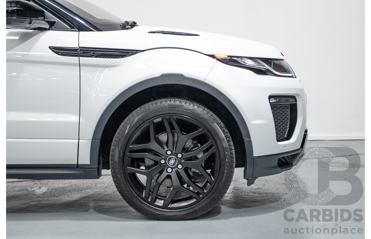 9/2018 Range Rover Evoque TD4 180 HSE Dynamic (AWD) LV MY17 5D Wagon Fuji White Turbo Diesel 2.0L