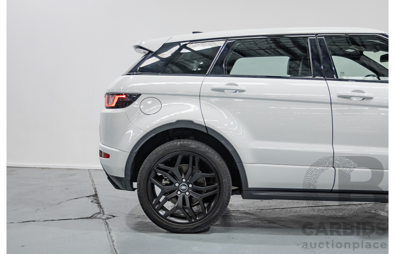 9/2018 Range Rover Evoque TD4 180 HSE Dynamic (AWD) LV MY17 5D Wagon Fuji White Turbo Diesel 2.0L