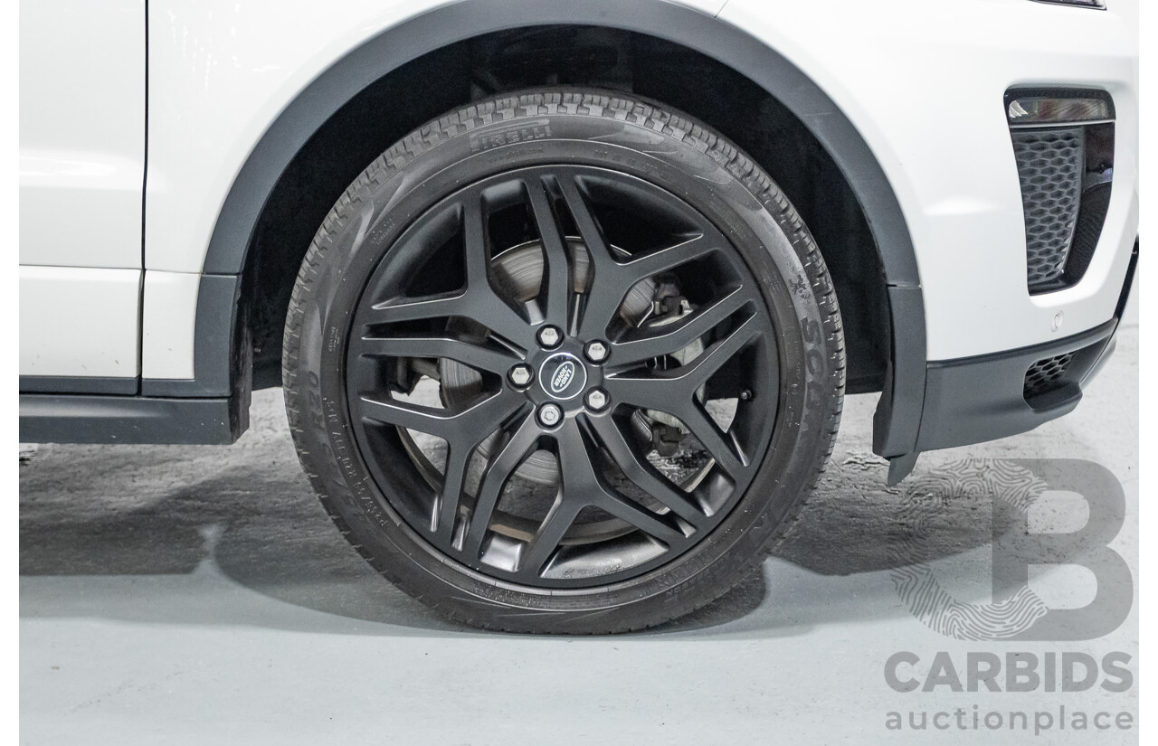 9/2018 Range Rover Evoque TD4 180 HSE Dynamic (AWD) LV MY17 5D Wagon Fuji White Turbo Diesel 2.0L