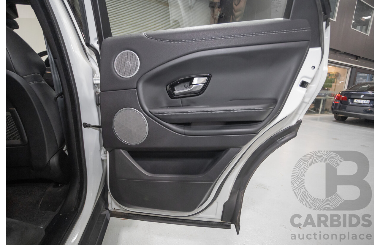 9/2018 Range Rover Evoque TD4 180 HSE Dynamic (AWD) LV MY17 5D Wagon Fuji White Turbo Diesel 2.0L