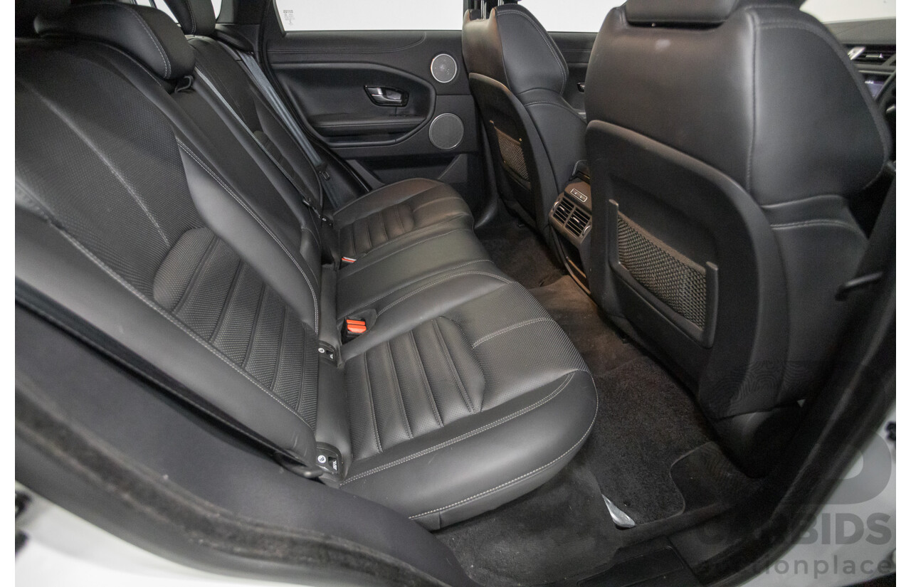 9/2018 Range Rover Evoque TD4 180 HSE Dynamic (AWD) LV MY17 5D Wagon Fuji White Turbo Diesel 2.0L