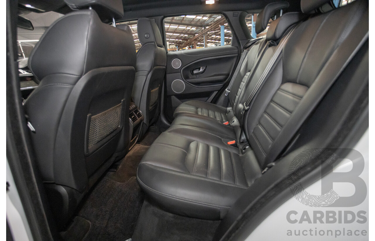 9/2018 Range Rover Evoque TD4 180 HSE Dynamic (AWD) LV MY17 5D Wagon Fuji White Turbo Diesel 2.0L