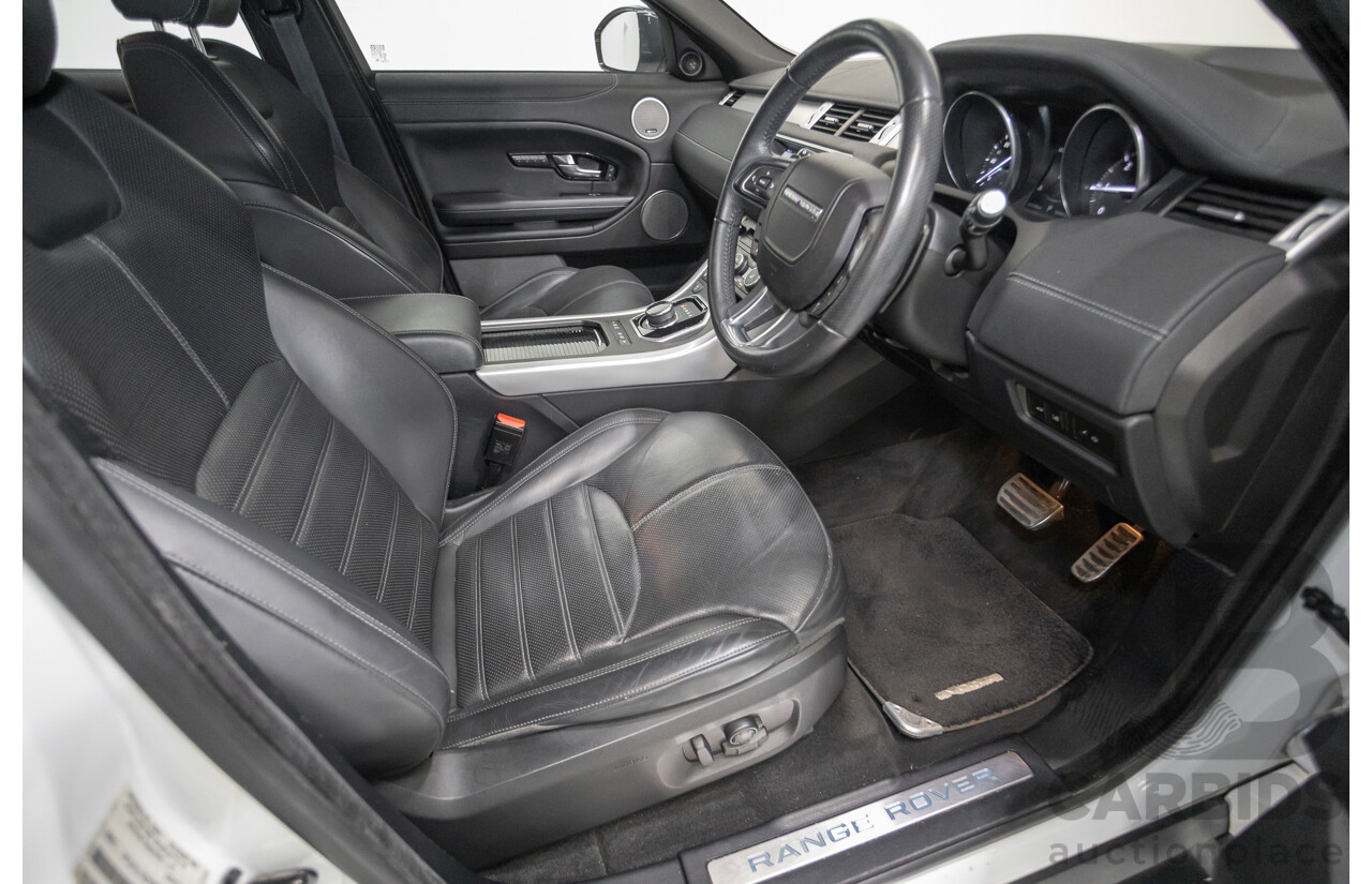 9/2018 Range Rover Evoque TD4 180 HSE Dynamic (AWD) LV MY17 5D Wagon Fuji White Turbo Diesel 2.0L