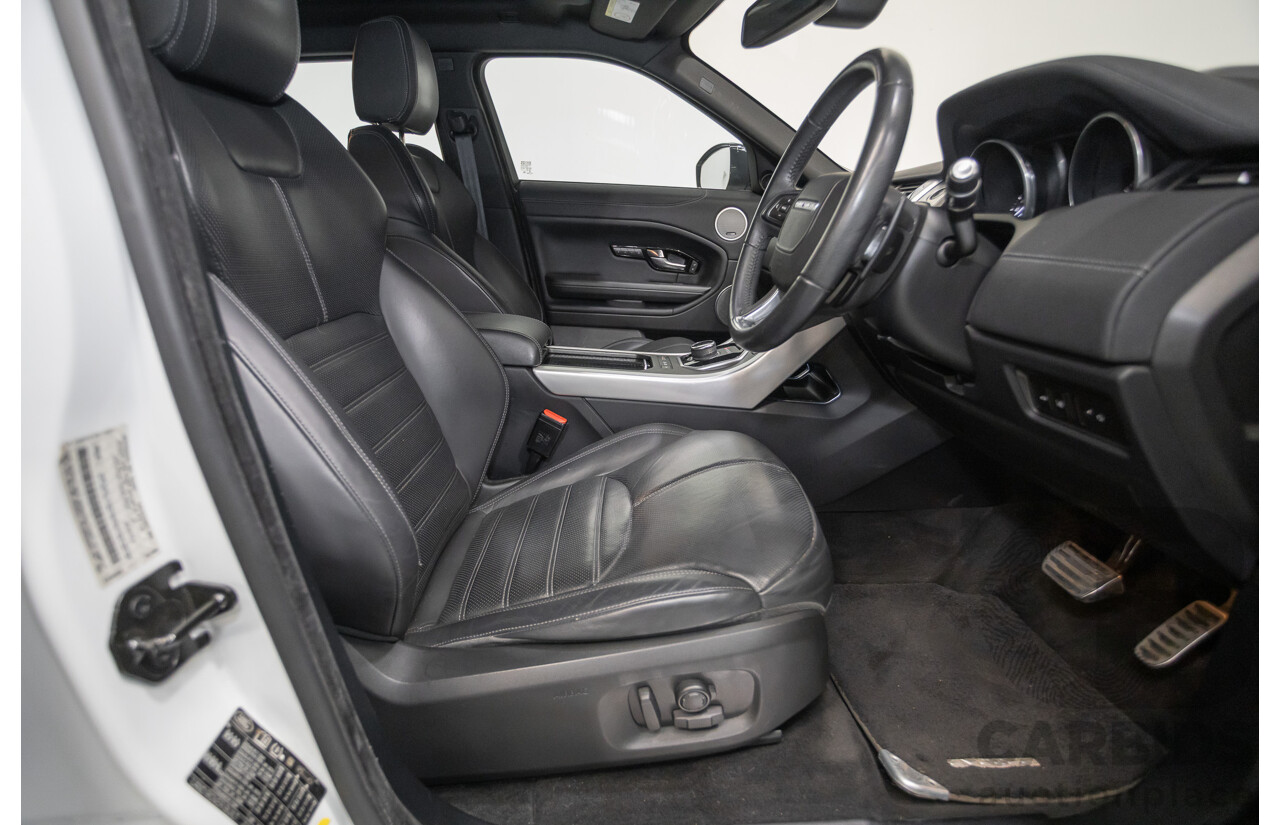 9/2018 Range Rover Evoque TD4 180 HSE Dynamic (AWD) LV MY17 5D Wagon Fuji White Turbo Diesel 2.0L