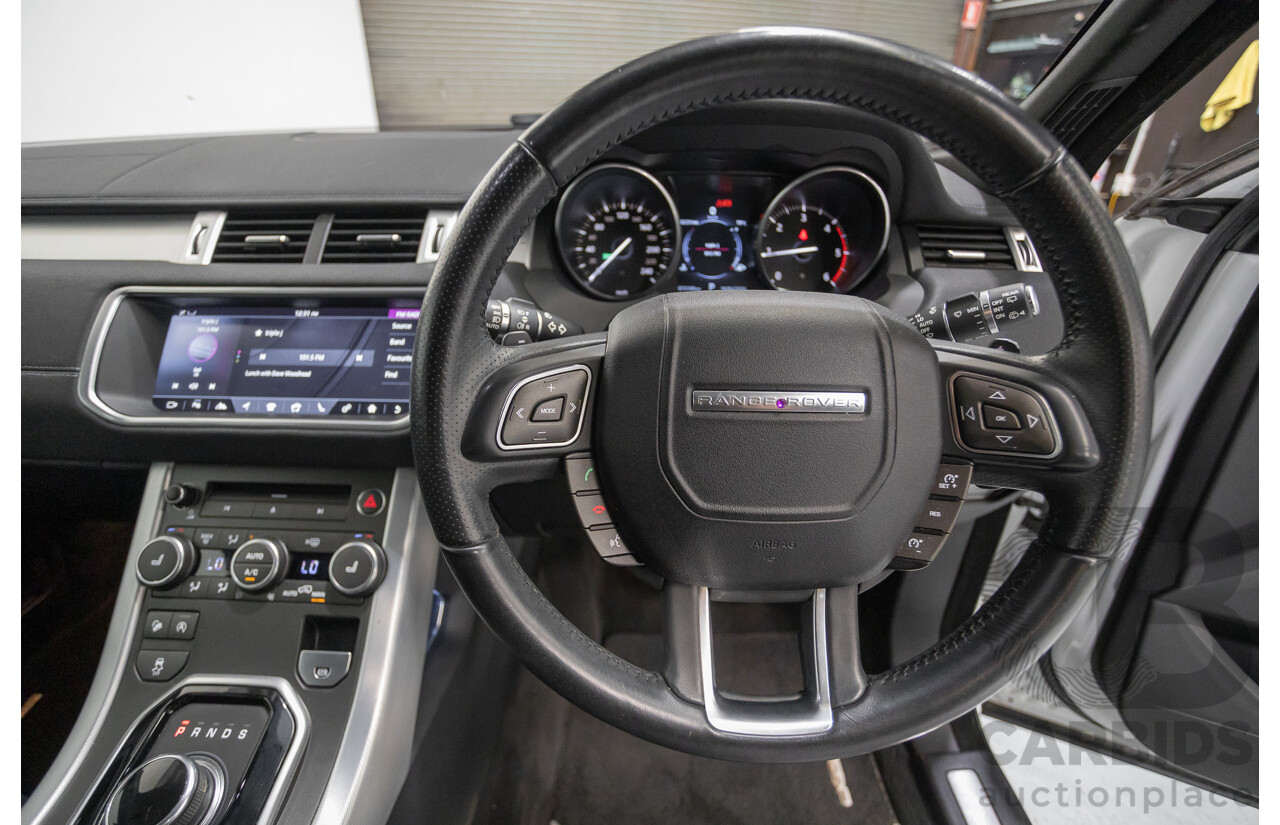 9/2018 Range Rover Evoque TD4 180 HSE Dynamic (AWD) LV MY17 5D Wagon Fuji White Turbo Diesel 2.0L