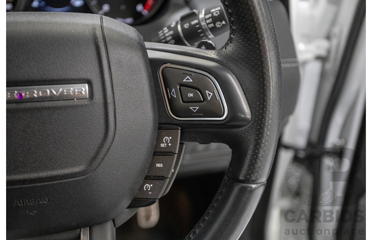 9/2018 Range Rover Evoque TD4 180 HSE Dynamic (AWD) LV MY17 5D Wagon Fuji White Turbo Diesel 2.0L