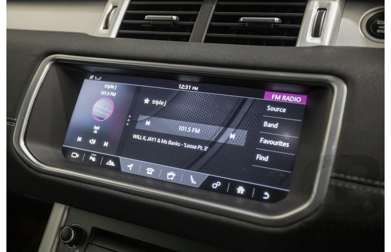 9/2018 Range Rover Evoque TD4 180 HSE Dynamic (AWD) LV MY17 5D Wagon Fuji White Turbo Diesel 2.0L