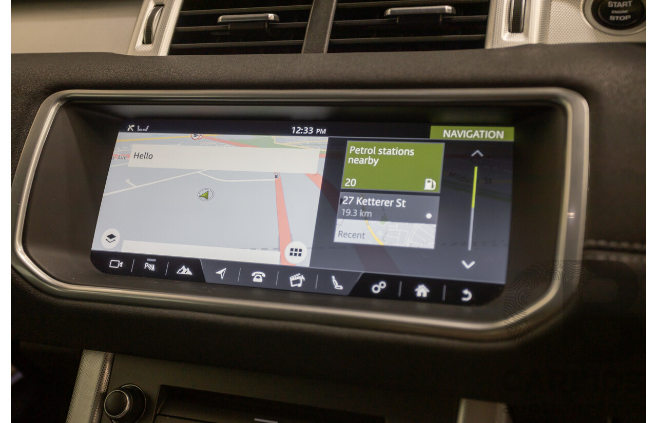 9/2018 Range Rover Evoque TD4 180 HSE Dynamic (AWD) LV MY17 5D Wagon Fuji White Turbo Diesel 2.0L