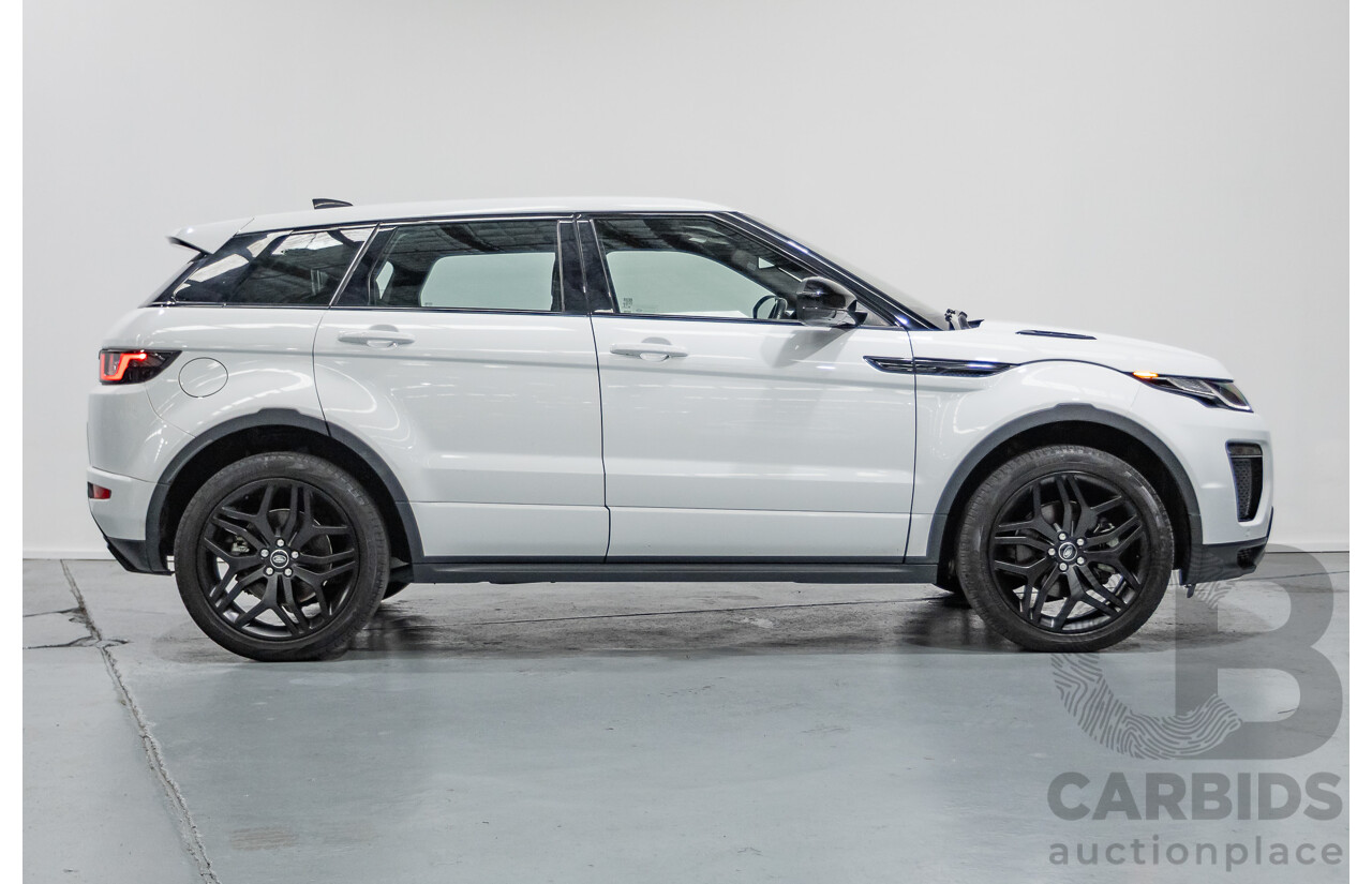 9/2018 Range Rover Evoque TD4 180 HSE Dynamic (AWD) LV MY17 5D Wagon Fuji White Turbo Diesel 2.0L