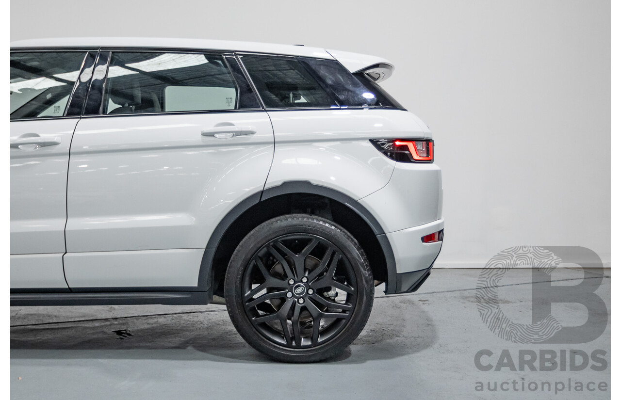 9/2018 Range Rover Evoque TD4 180 HSE Dynamic (AWD) LV MY17 5D Wagon Fuji White Turbo Diesel 2.0L