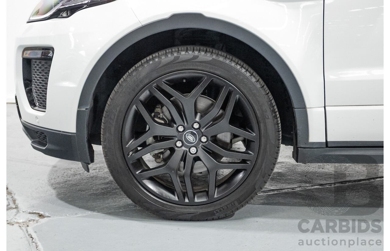 9/2018 Range Rover Evoque TD4 180 HSE Dynamic (AWD) LV MY17 5D Wagon Fuji White Turbo Diesel 2.0L