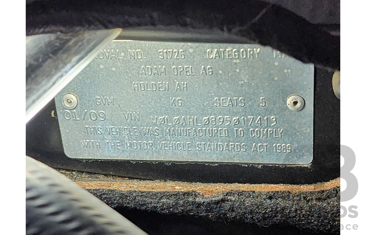 1/2009 Hsv VXR   3d Hatchback Black 2.0L