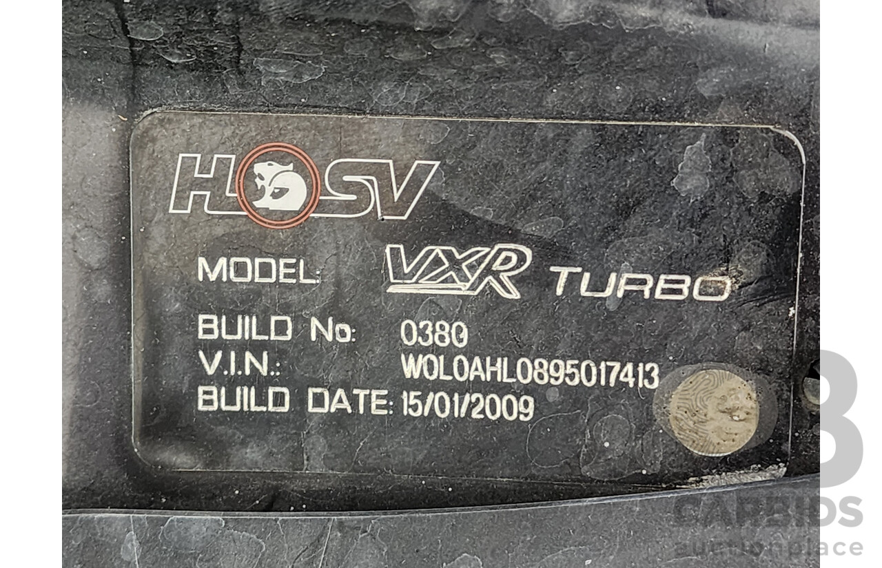 1/2009 Hsv VXR   3d Hatchback Black 2.0L