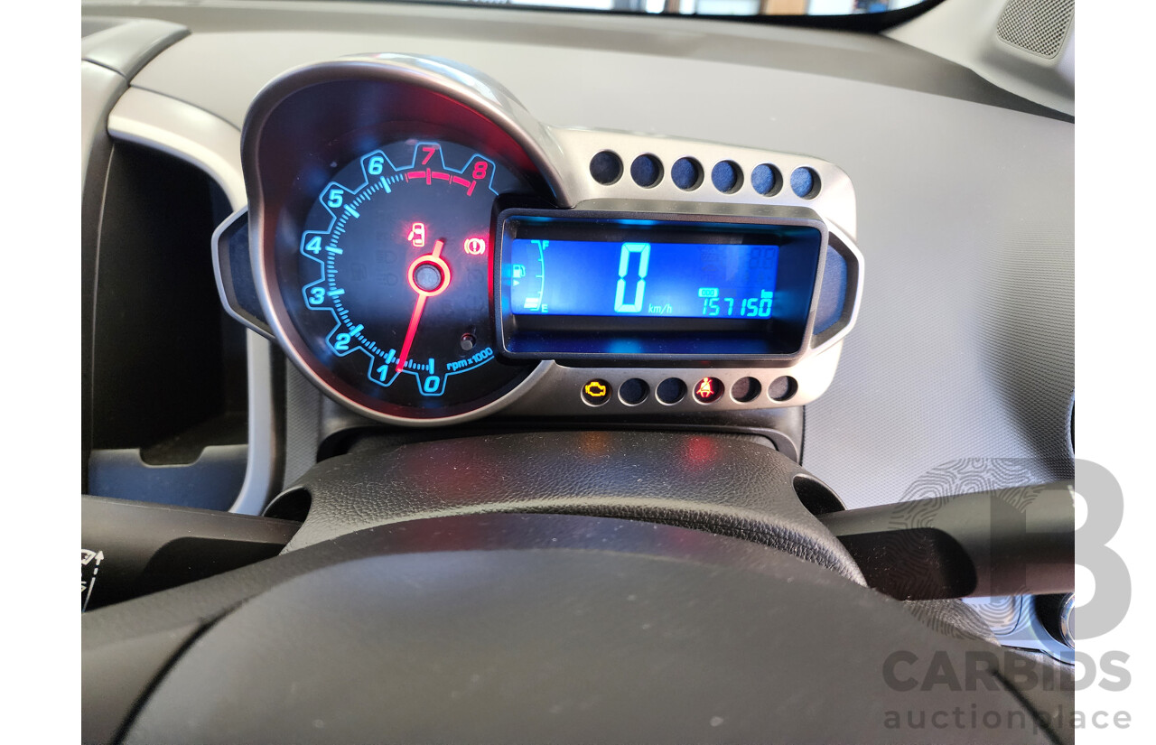 8/2012 Holden Barina  TM 5d Hatchback Black 1.6L