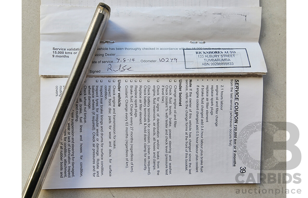 8/2012 Holden Barina  TM 5d Hatchback Black 1.6L