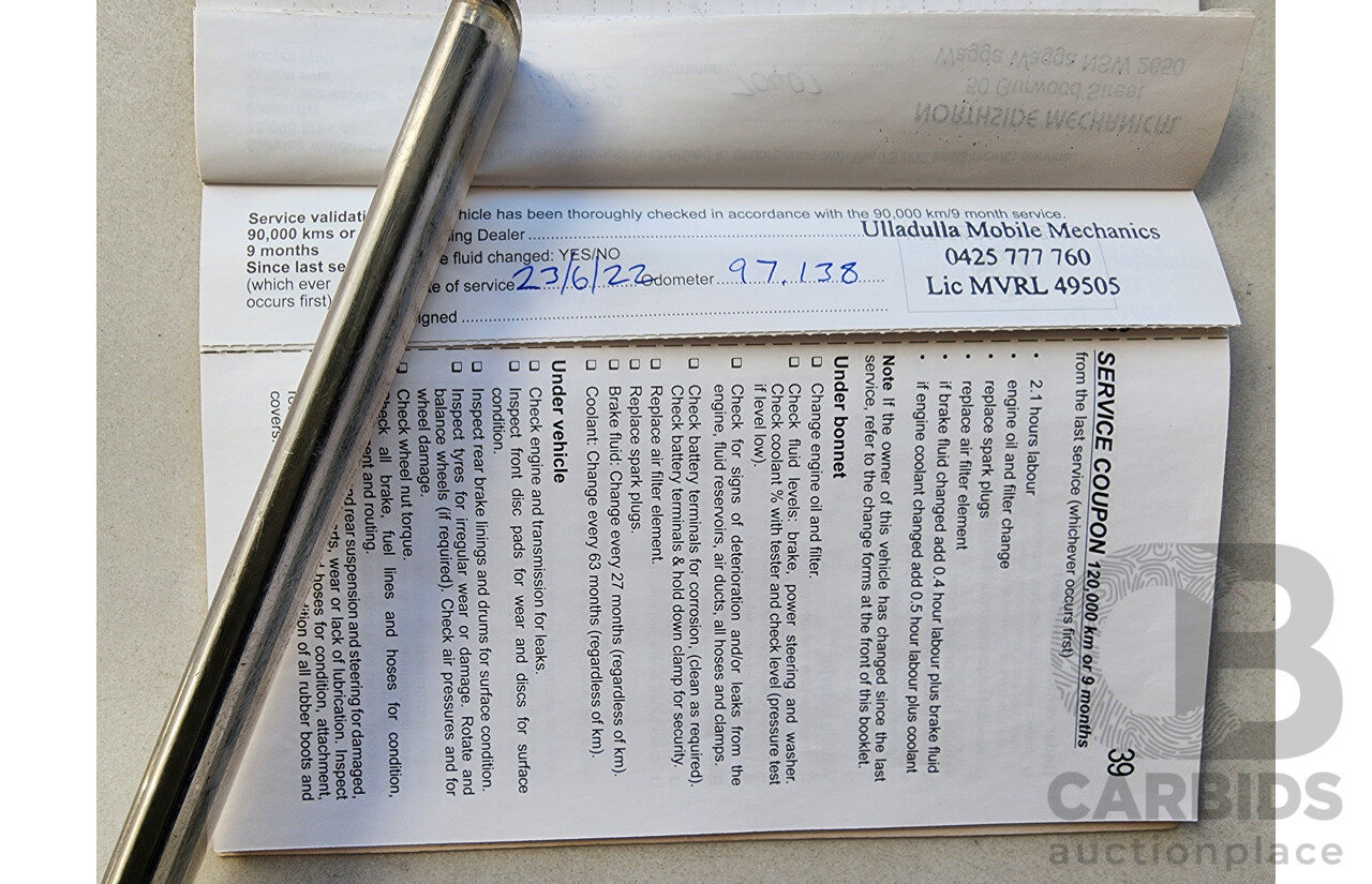 8/2012 Holden Barina  TM 5d Hatchback Black 1.6L