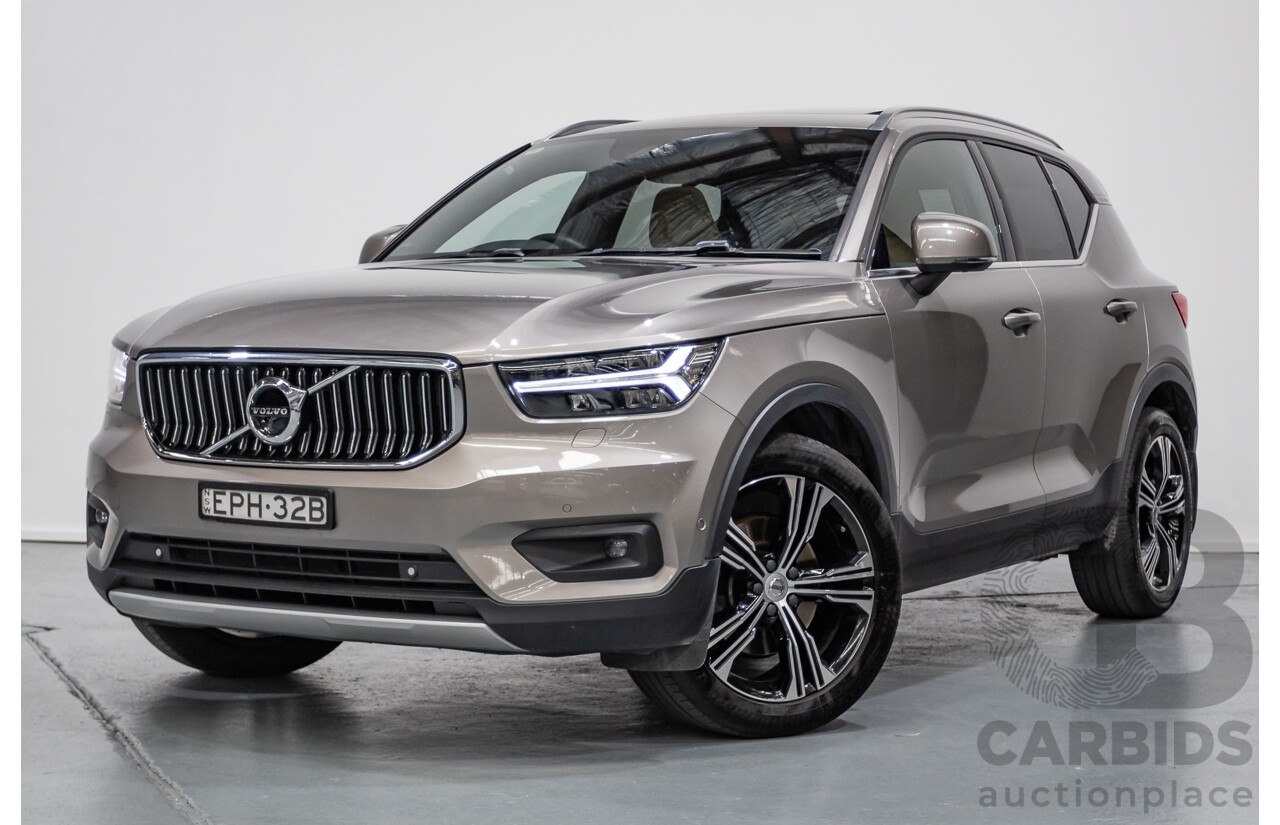 10/2019 Volvo XC40 T4 Inscription (AWD) 536 MY20 4D Wagon Pebble Grey Metallic Turbo 2.0L