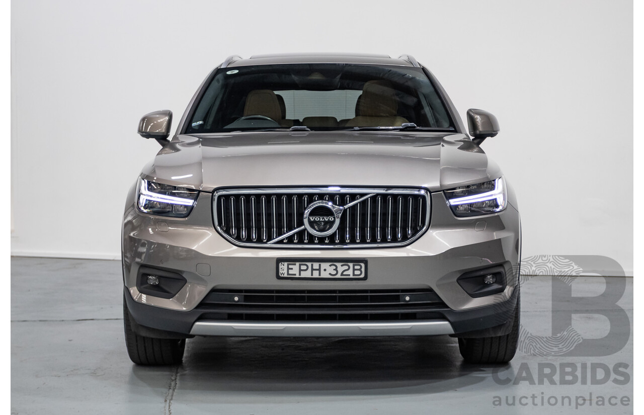 10/2019 Volvo XC40 T4 Inscription (AWD) 536 MY20 4D Wagon Pebble Grey Metallic Turbo 2.0L