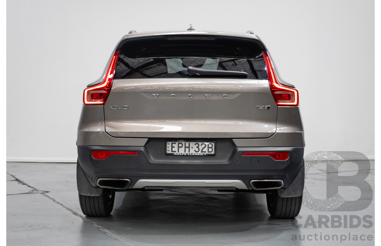 10/2019 Volvo XC40 T4 Inscription (AWD) 536 MY20 4D Wagon Pebble Grey Metallic Turbo 2.0L