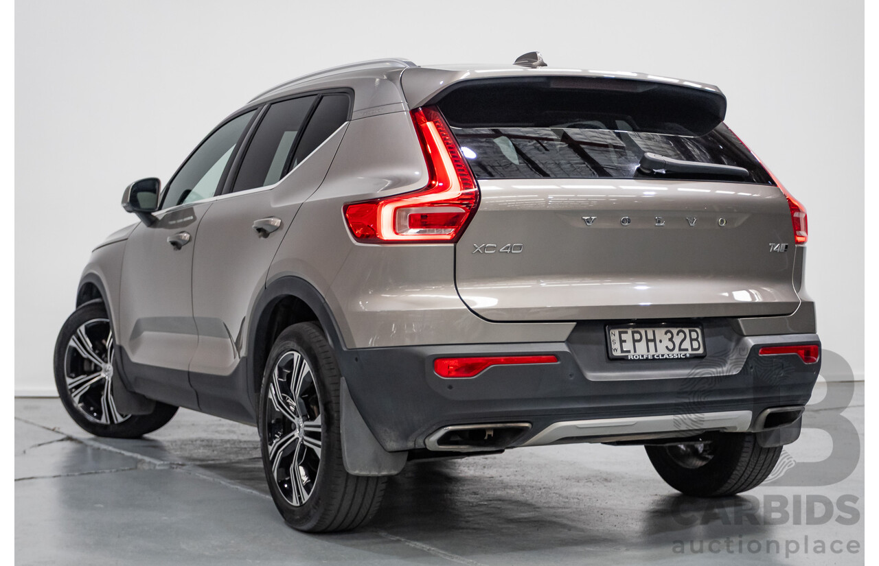 10/2019 Volvo XC40 T4 Inscription (AWD) 536 MY20 4D Wagon Pebble Grey Metallic Turbo 2.0L