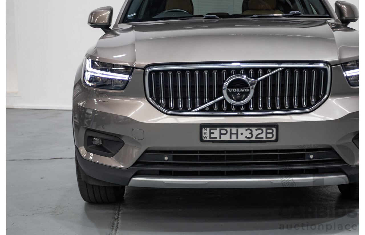 10/2019 Volvo XC40 T4 Inscription (AWD) 536 MY20 4D Wagon Pebble Grey Metallic Turbo 2.0L