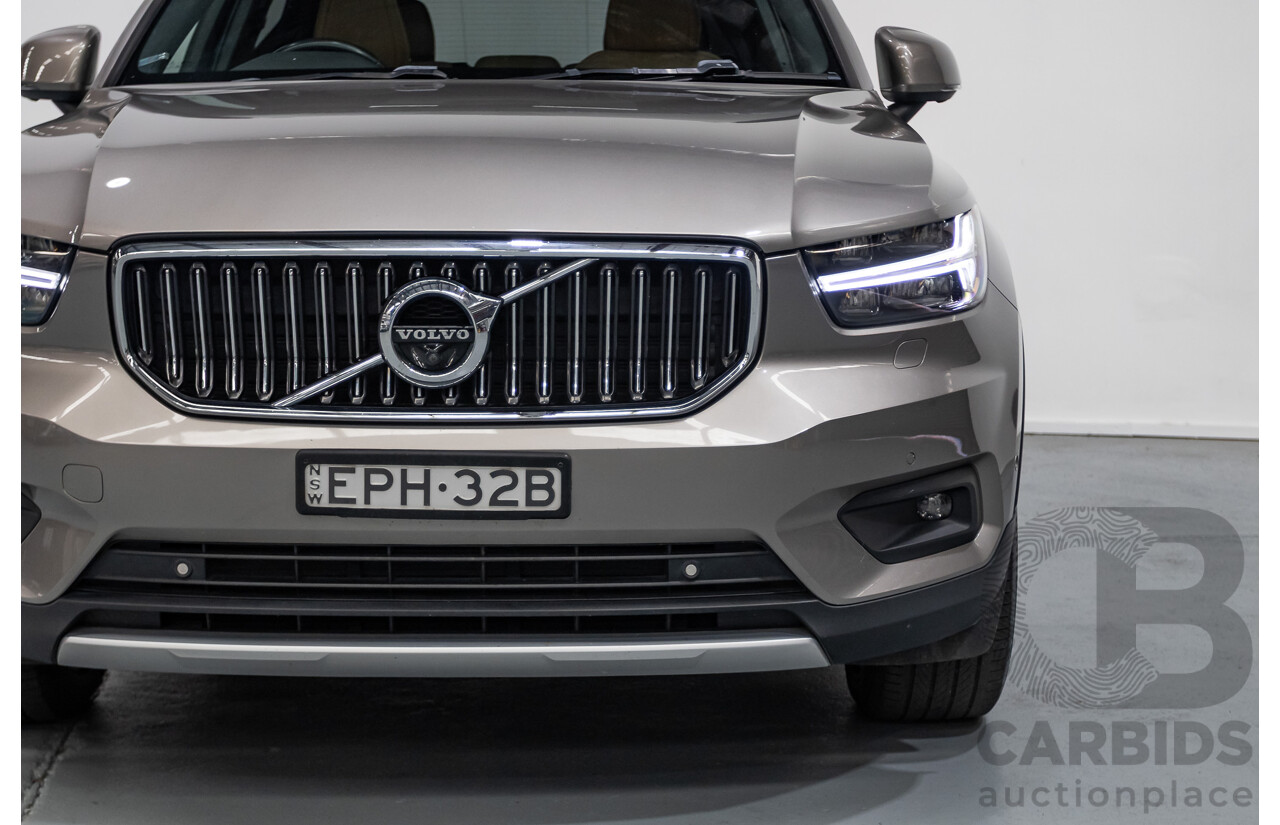 10/2019 Volvo XC40 T4 Inscription (AWD) 536 MY20 4D Wagon Pebble Grey Metallic Turbo 2.0L