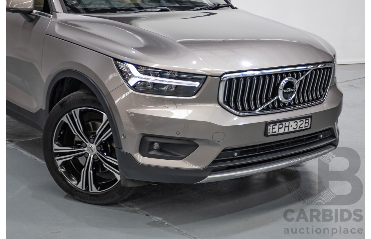 10/2019 Volvo XC40 T4 Inscription (AWD) 536 MY20 4D Wagon Pebble Grey Metallic Turbo 2.0L