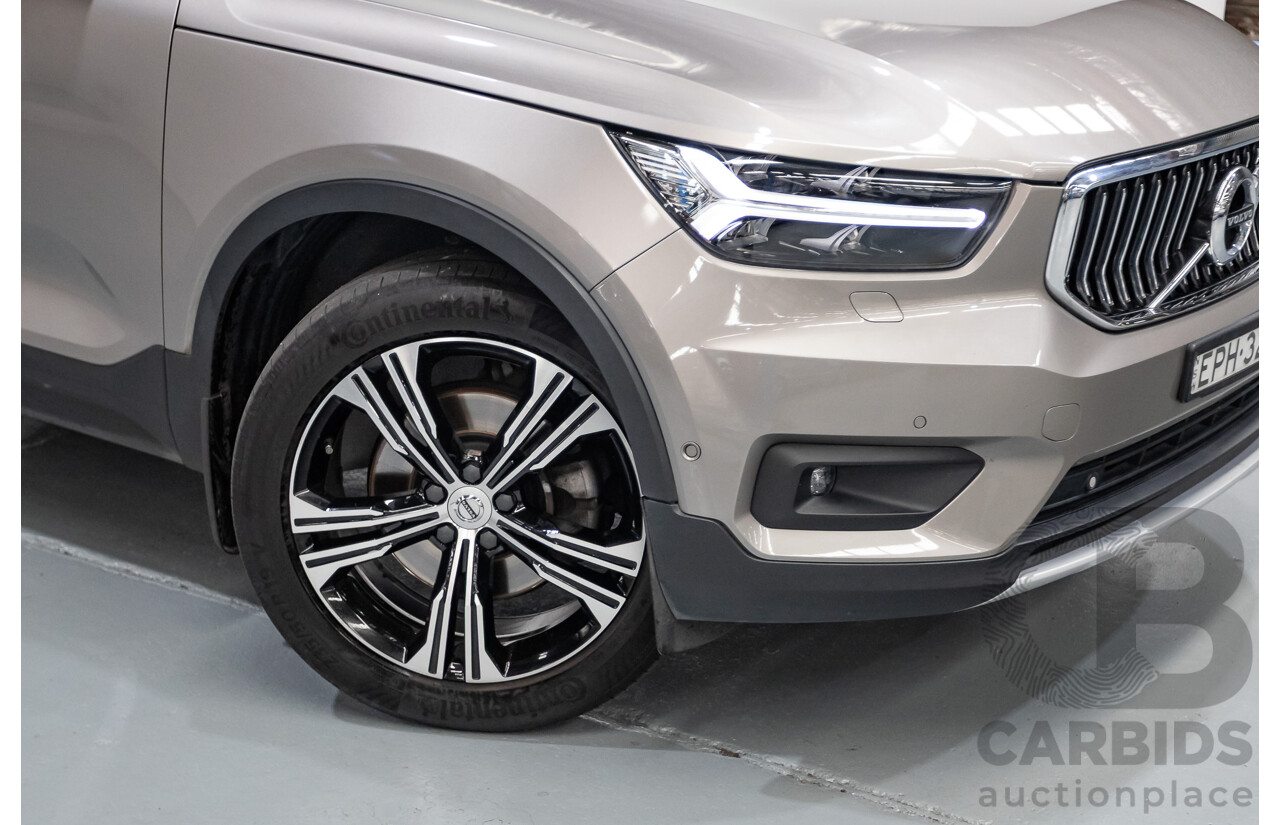 10/2019 Volvo XC40 T4 Inscription (AWD) 536 MY20 4D Wagon Pebble Grey Metallic Turbo 2.0L