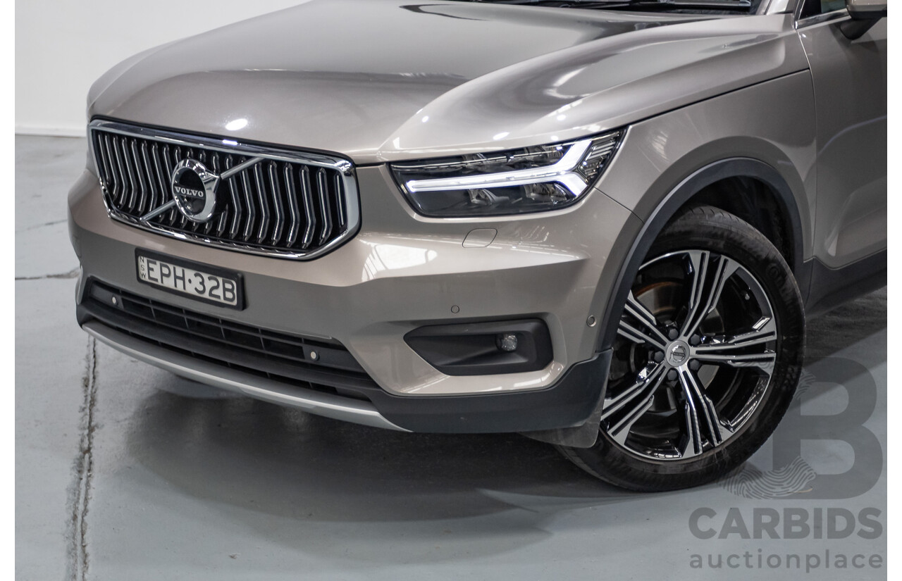 10/2019 Volvo XC40 T4 Inscription (AWD) 536 MY20 4D Wagon Pebble Grey Metallic Turbo 2.0L