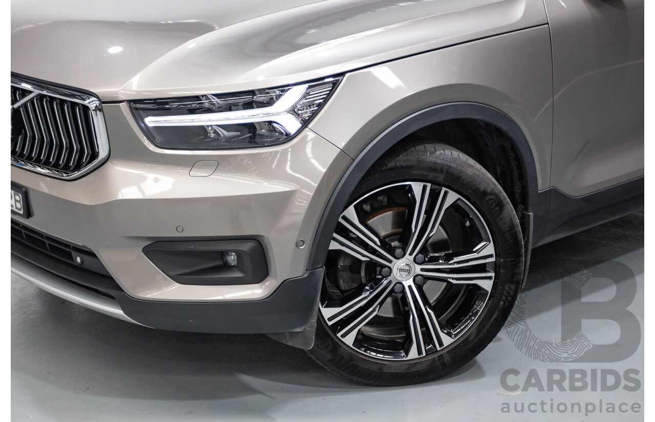 10/2019 Volvo XC40 T4 Inscription (AWD) 536 MY20 4D Wagon Pebble Grey Metallic Turbo 2.0L