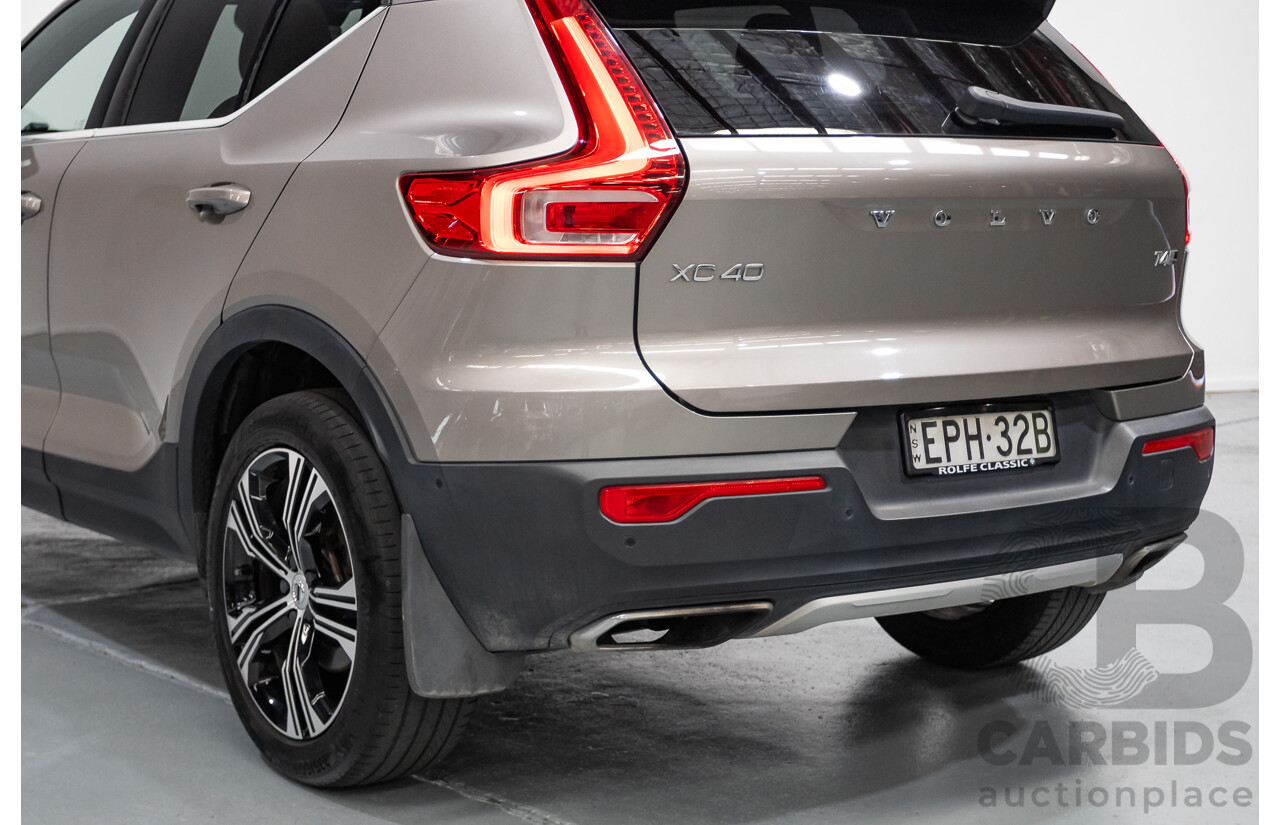 10/2019 Volvo XC40 T4 Inscription (AWD) 536 MY20 4D Wagon Pebble Grey Metallic Turbo 2.0L