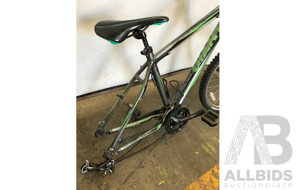 Giant Bike Frame with Missing Tyre