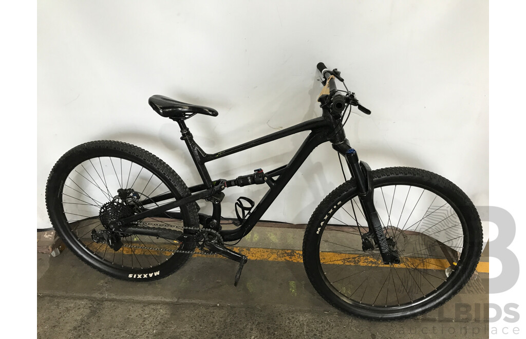 Black Spray Painted 9 Speed Mountain Bike