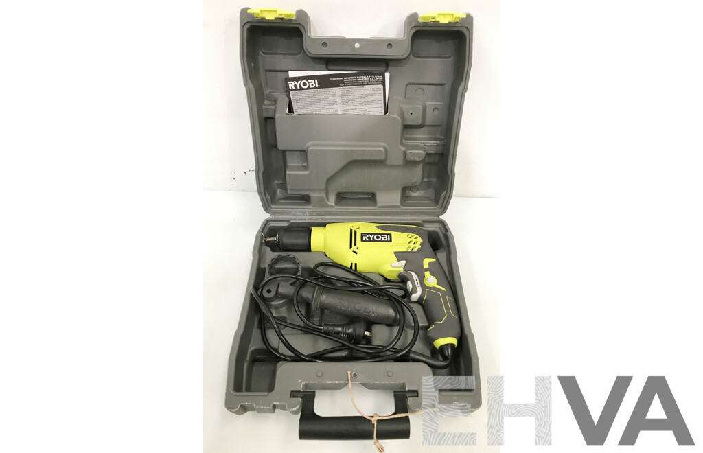 Ryobi (RPD800) Corded 800W Hammer Drill with Case