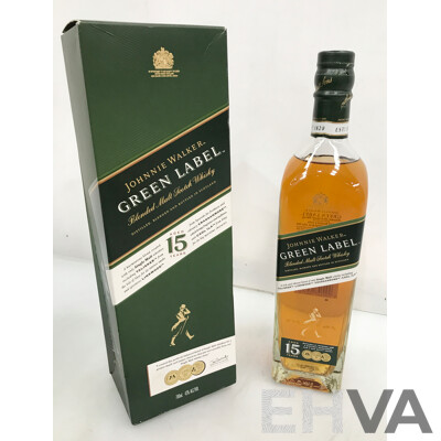 700ml Bottle of Johnnie Walker Green Label Blended Scotch Whisky