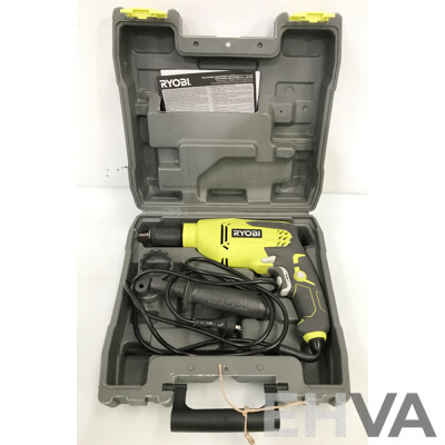 Ryobi (RPD800) Corded 800W Hammer Drill with Case
