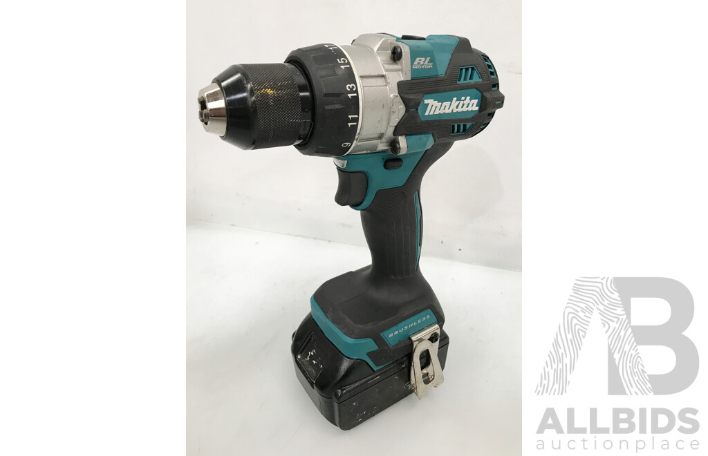 Makita (DHP486) Cordless 18V Brushless Heavy Duty Hammer Driver Drill