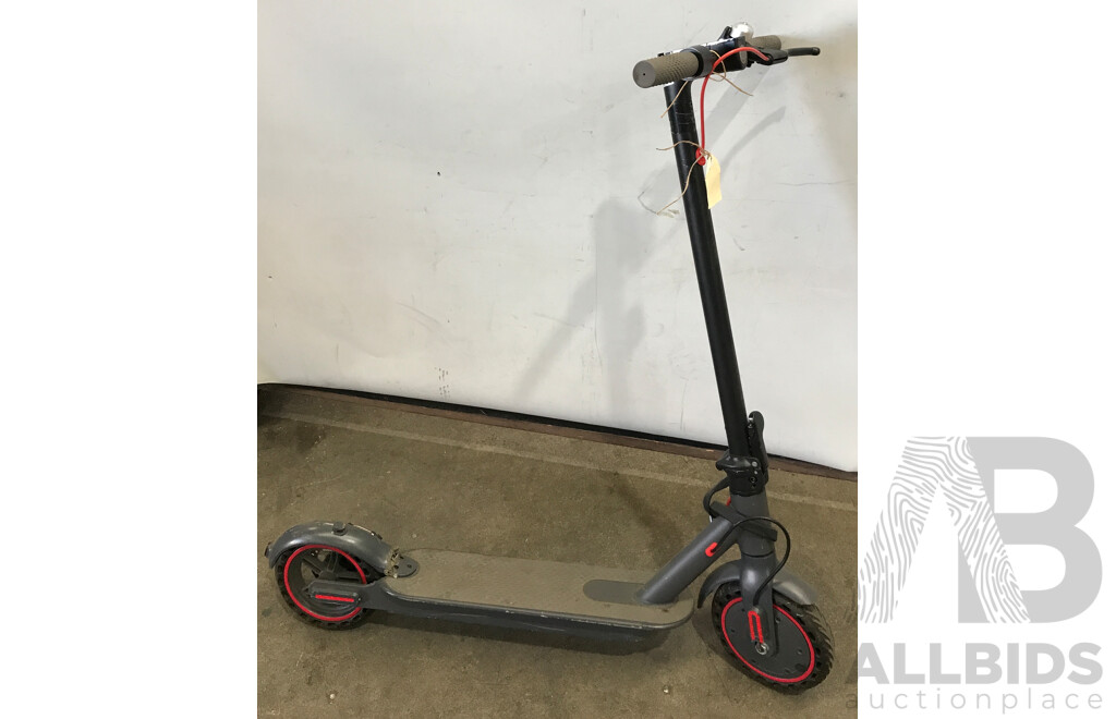 Black & Red Electric Scooter