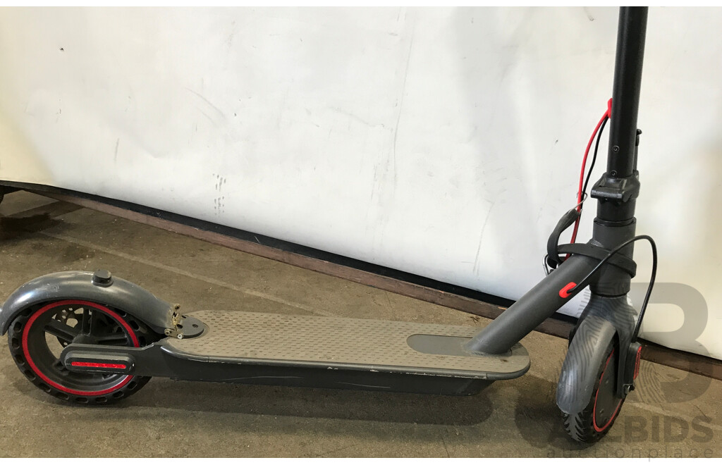 Black & Red Electric Scooter