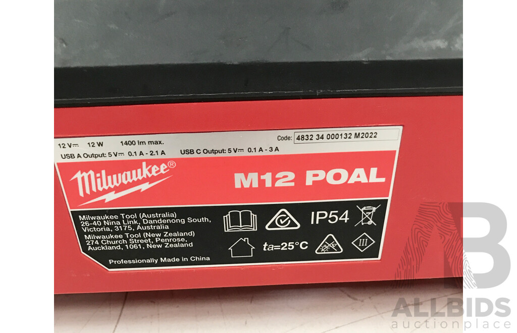 Milwaukee (M12 POAL) Packout Area Light