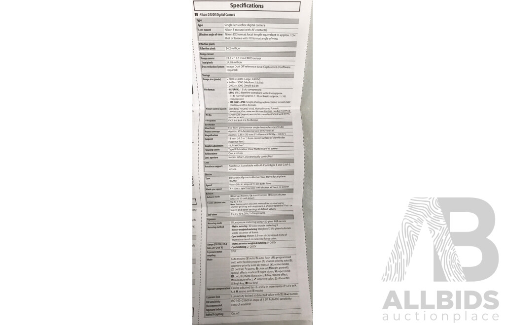 Nikon (D3500) DSLR Camera with NIKKOR 18-55mm and 55-300mm Lenses